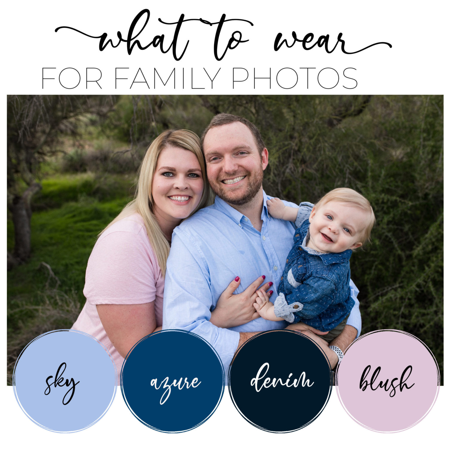 What to Wear for Family Photos | Outfit Color Schemes