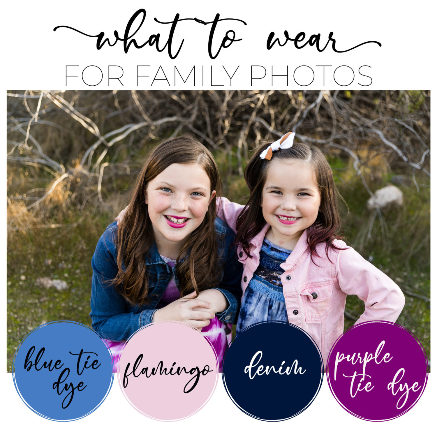 What to Wear for Family Photos | Spring and Summer