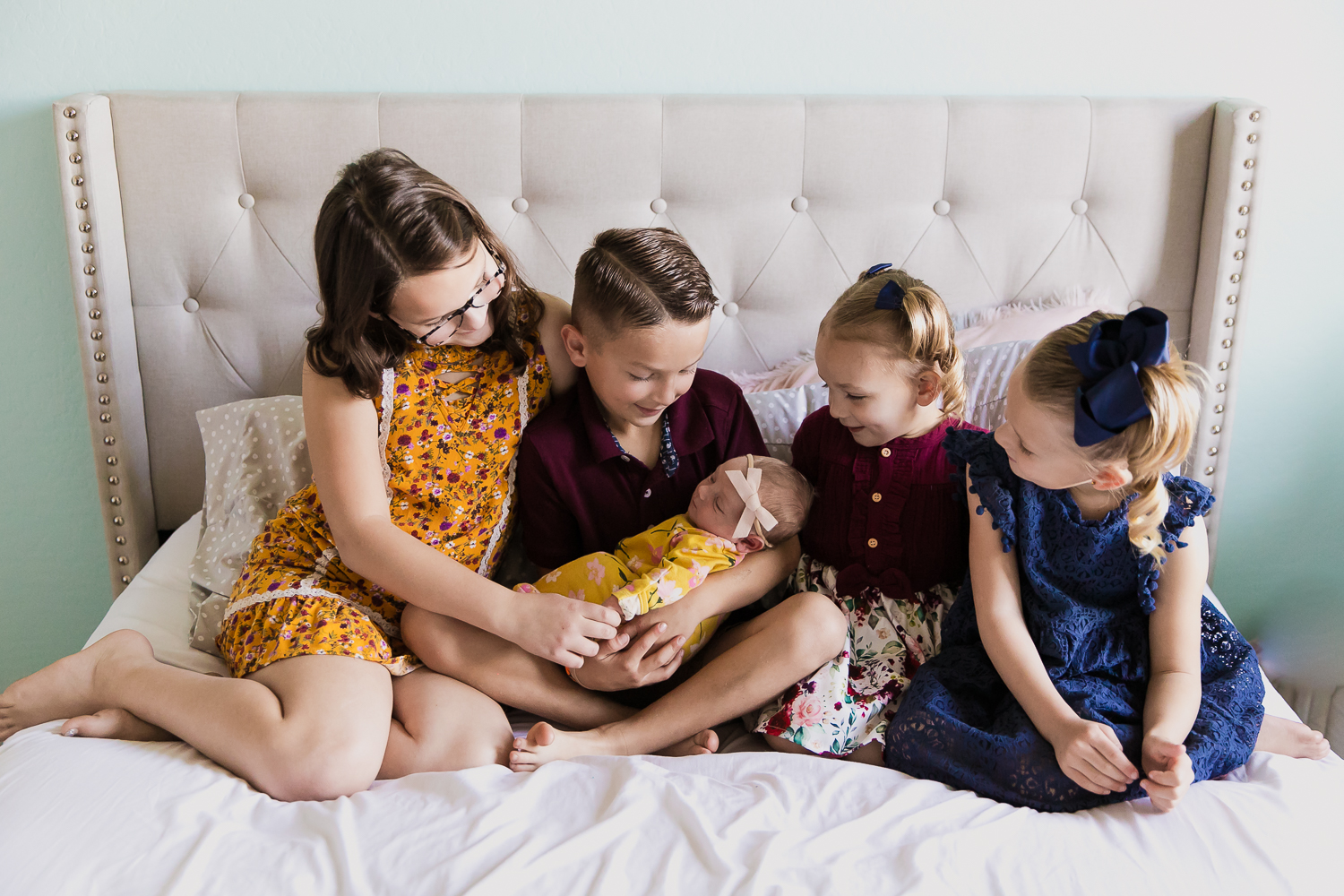 Lifestyle In-Home Newborn Photography Session | Goodyear, Arizona | Baby Harlow