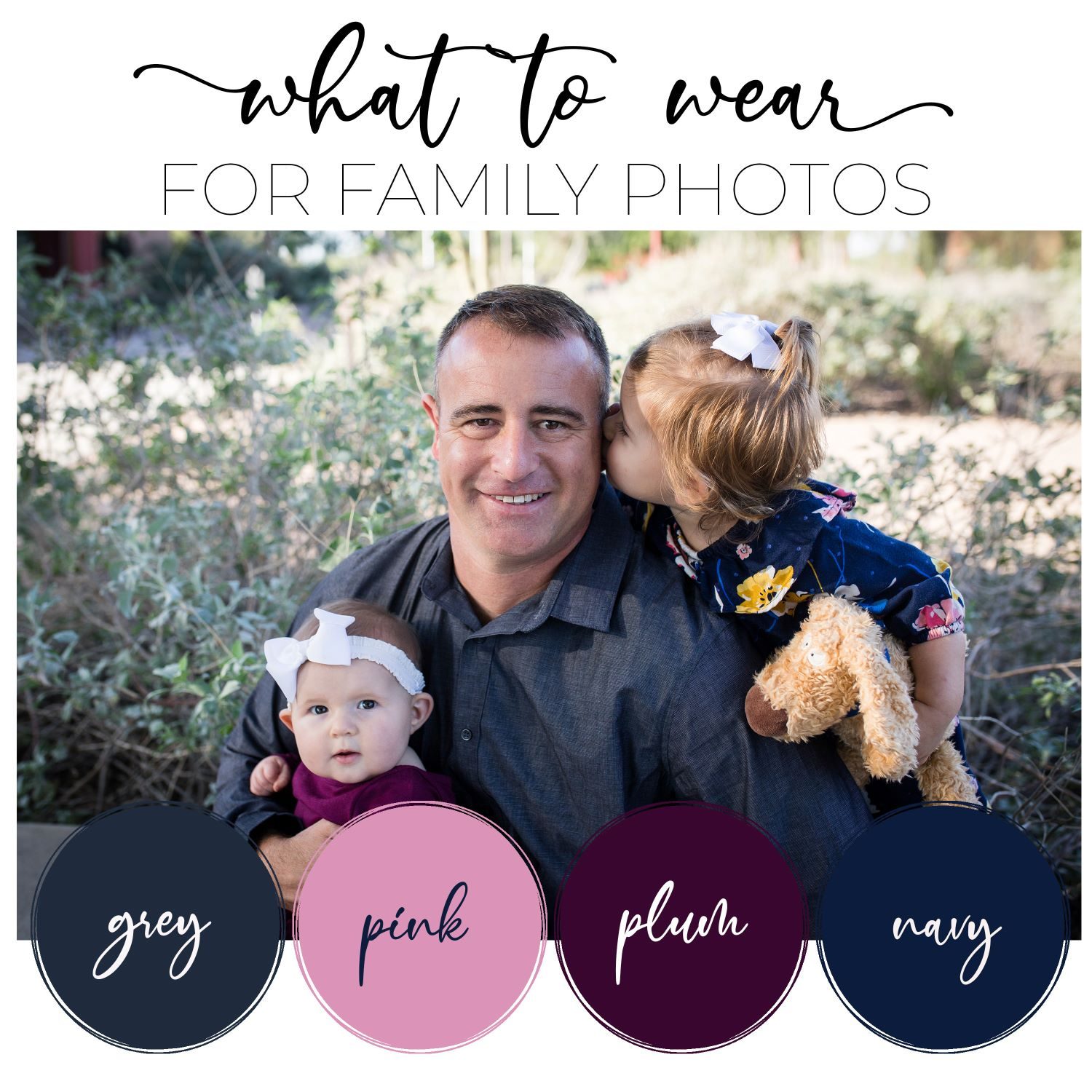 What to Wear for Family Photos | Purple Edition