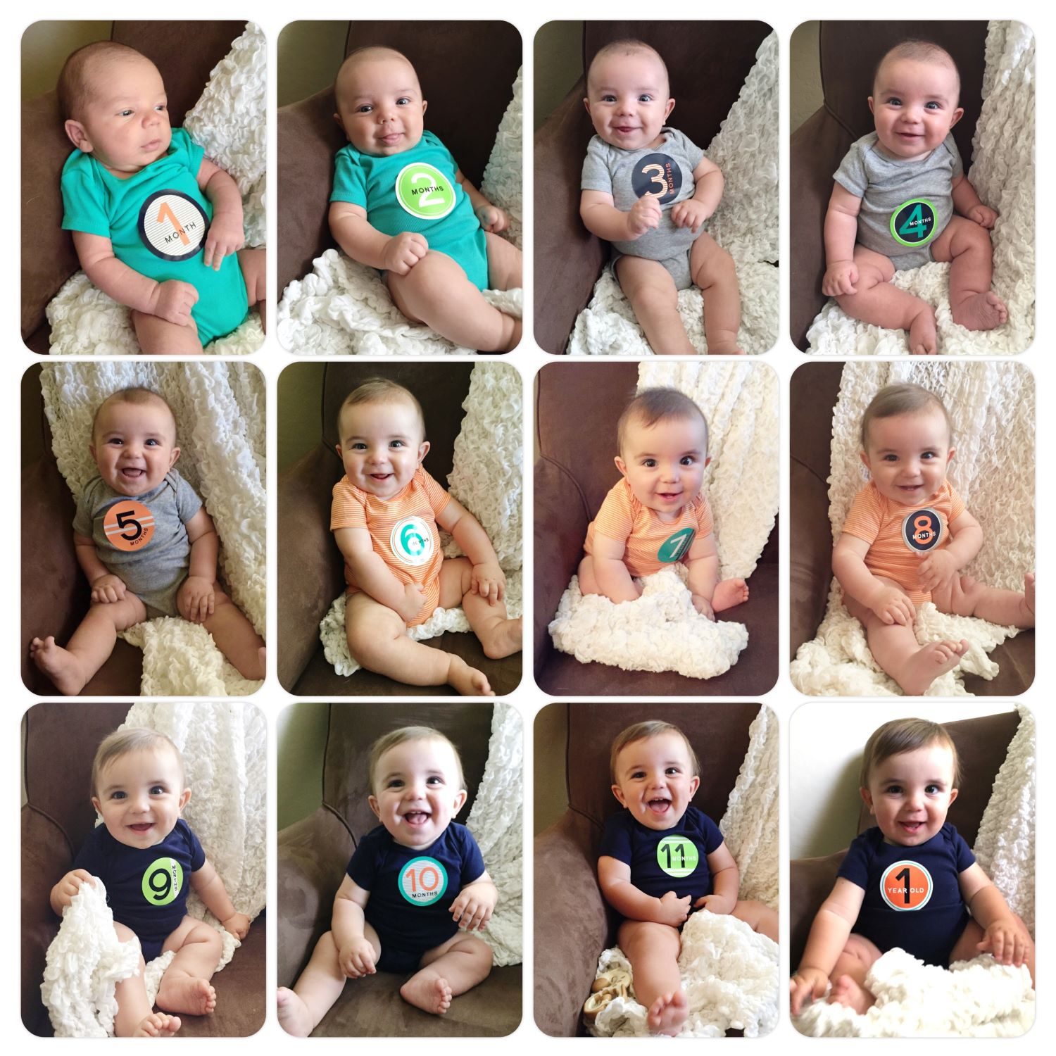 1-year old milestones and key photos to take at each stage