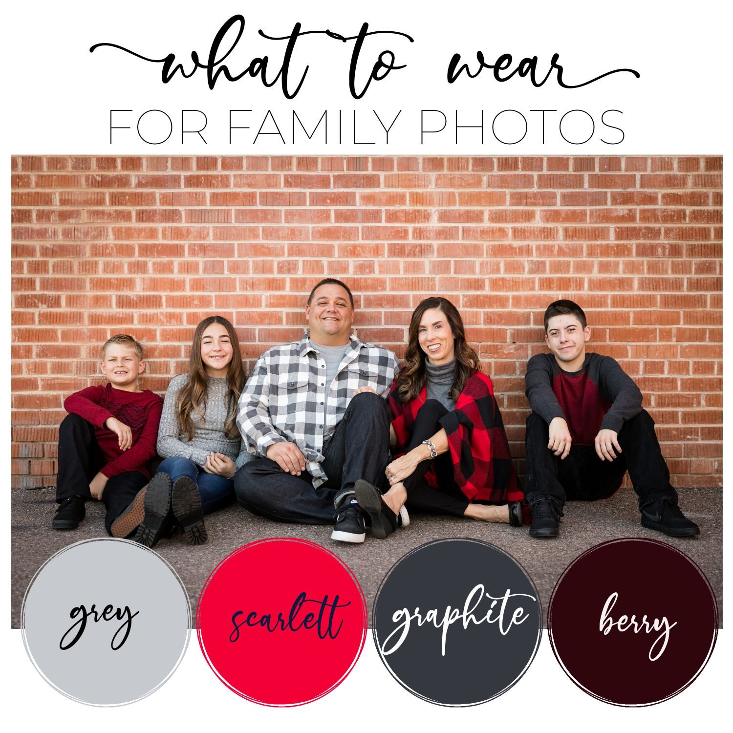What to Wear_Family Photos_Red and Plaid