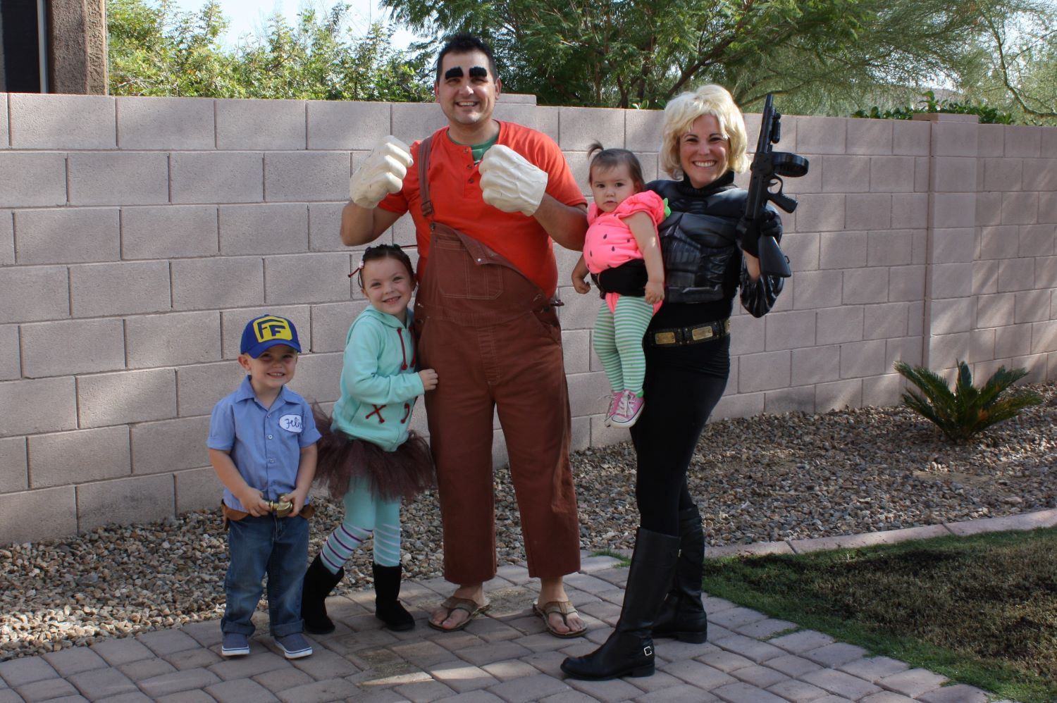 Wreck It Ralph Family Costume